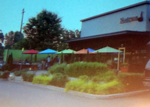 Photo from Reeves' slide show presentation: Example of inviting outdoor space.